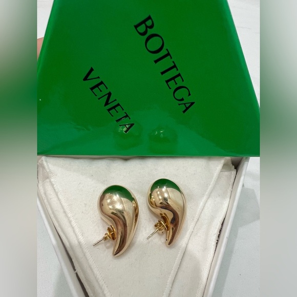 Bottega Veneta Drop earrings gold plated - Picture 3 of 11